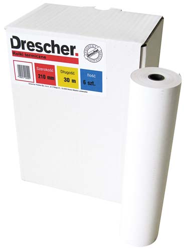 Papier do faxu 210mmx30m Drescher