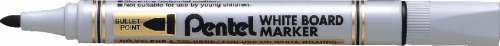 Marker suchościeralny MW85 Pentel okrągły czarny    