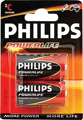 Bateria alkaiczna LR14 1,5V 2szt. Philips