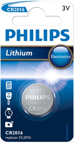 Bateria guzikowa CR2016 3V Philips