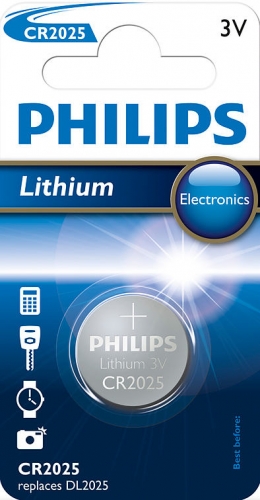 Bateria guzikowa CR2025 3V Philips