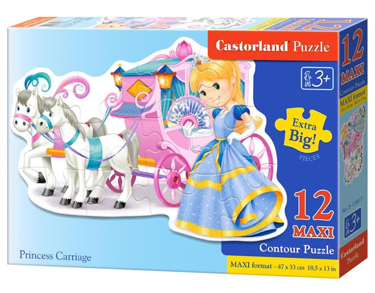 Puzzle Maxi 12 elementów Księżniczka +3 Castorland