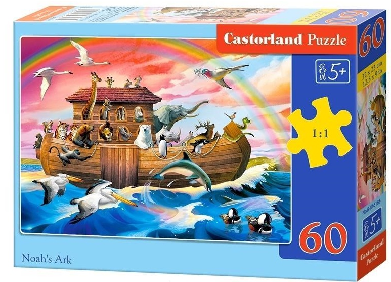  Puzzle 60 elementów Arka Noego +5 Castorland
