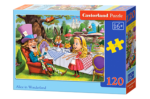  Puzzle 120 elementów Alicja w Krainie Czarów +6 Castorland