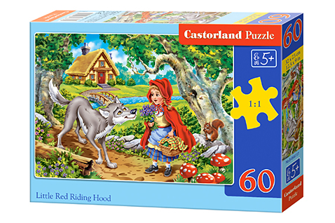  Puzzle 60 elementów Czerwony Kapturek +5 Castorland
