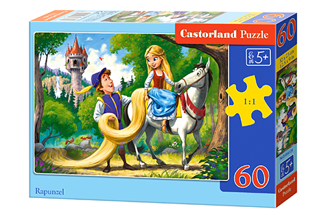  Puzzle 60 elementów Roszpunka +5 Castorland