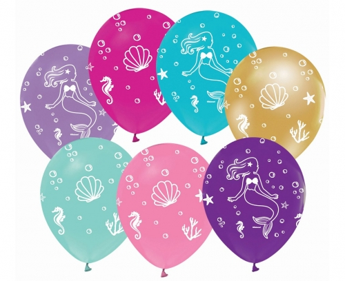 Balon dekoracyjny podmorski świat 5szt. Godan 