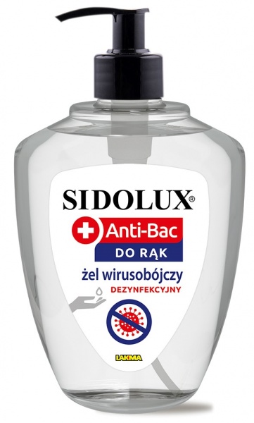 Żel do dezynfekcji rąk 500ml Anti-Bac Sidolux