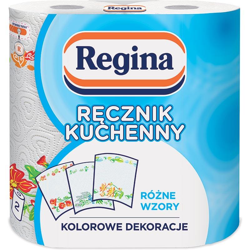 Ręcznik kuchenny kolorowe dekoracje 2szt. Regina