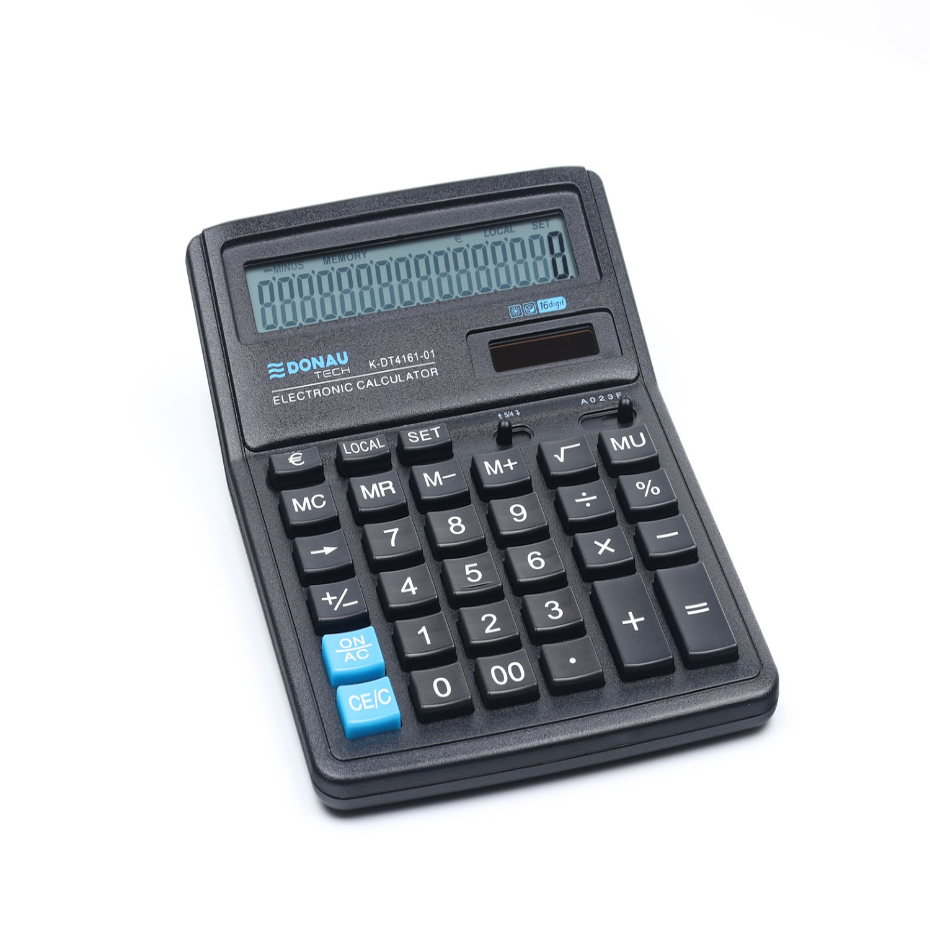 Kalkulator biurowy 16 pozycji K-DT4161-01 Donau