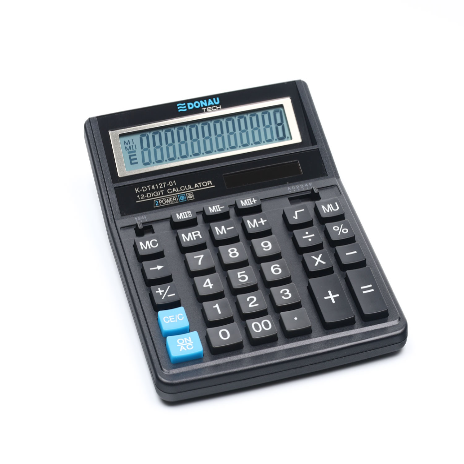 Kalkulator biurowy 12 pozycji K-DT4127-01 Donau