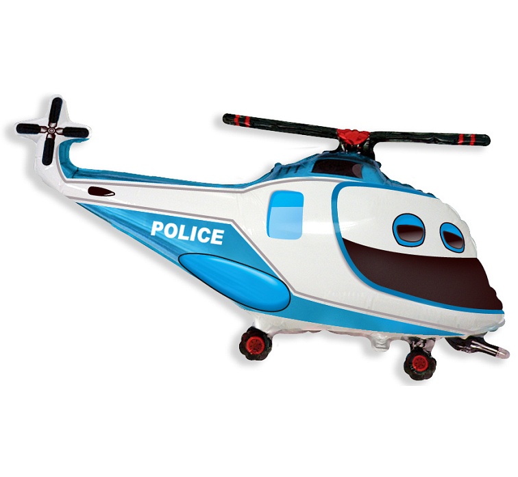 Balon foliowy helikopter policja Godan 