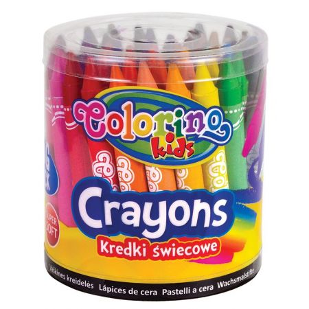 Kredki świecowe 48 kolory jumbo Colorino Kids
