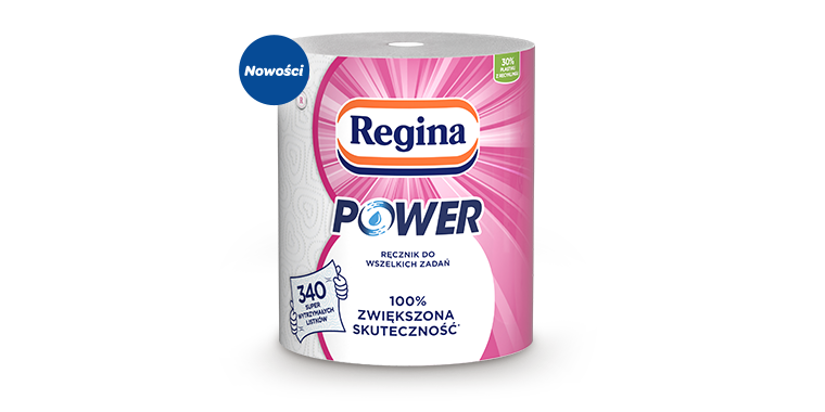 Ręcznik papierowy 2W Power 340 listków Regina