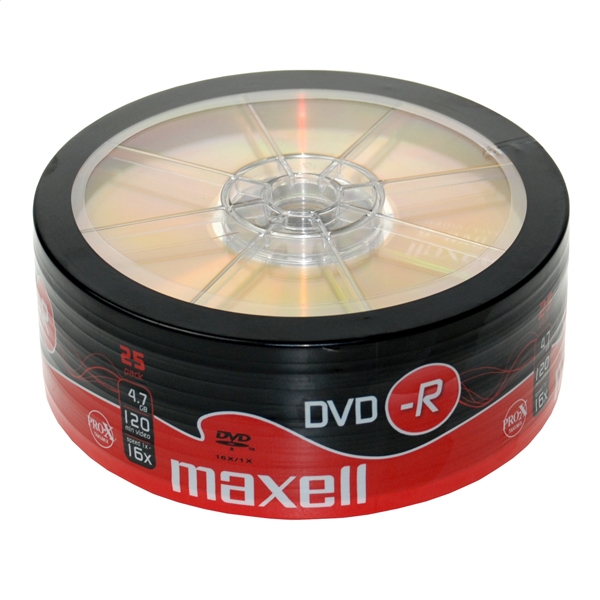 Płyta DVD-R 4,7GB 16X 25szt Maxell