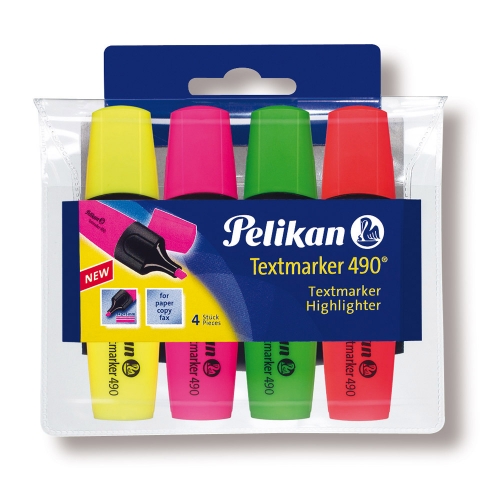 Zakreślacz 4 kolory Pelikan