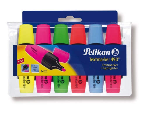 Zakreślacz 6 kolorów Pelikan