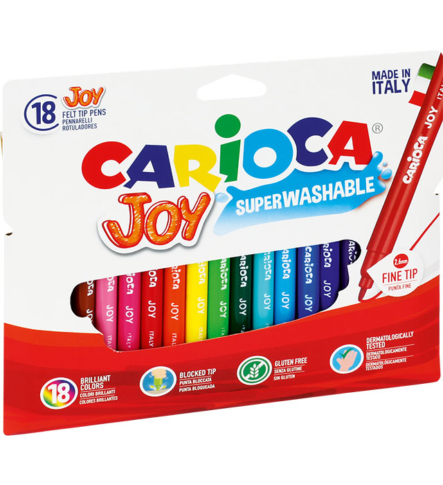 Flamastry 18 kolorów Joy Carioca
