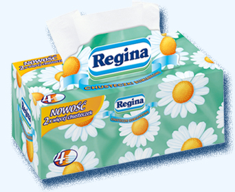 Chusteczki higieniczne rumiankowe 120 szt. Regina