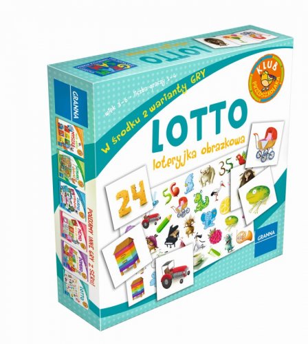 Gra edukacyjna Lotto Loteryjka obrazkowa +3 Granna