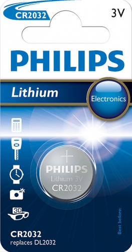 Bateria guzikowa CR2032 3V Philips