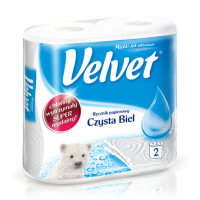 Ręcznik papierowy 2W Czysta Biel 2szt. Velvet 