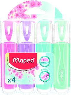 Zakreślacze 4 kolory pastel Maped