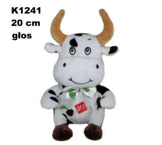Pluszowa krowa z głosem 20cm Sun Day