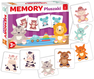 Gra edukacyjna memory pluszaki +3 Kangur