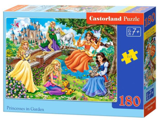 Puzzle 180 elementów księżniczki +7 Castorland