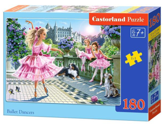 Puzzle 180 elementów baletnice +7 Castorland