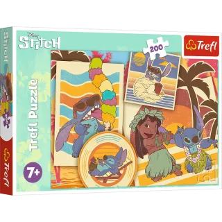 Puzzle 200 elementów Lilo & Stitch +7 Trefl
