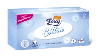 Chusteczki higieniczne Cotton 3W 90 szt. Foxy