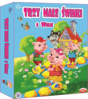 Gra edukacyjna trzy małe świnki i wilk +5 Abino