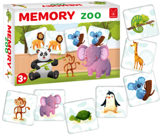 Gra edukacyjna memory zoo +3 Kangur