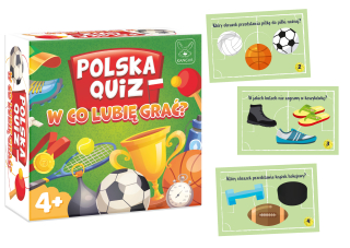 Gra edukacyjna Polska quiz w co lubię grać +4 Kangur
