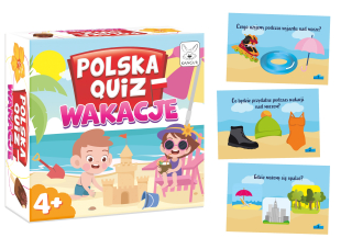 Gra edukacyjna Polska quiz wakacje +4 Kangur