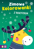 Zimowe kolorowanki z reniferem A4/16str Zielona Sowa