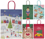 Torebka ozdobna świąteczna 26x36cm Canpol