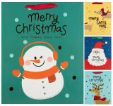 Torebka ozdobna świąteczna 26x32cm 12szt Beniamin