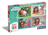  Puzzle 4w1 12/16/20/24 elementów Gabby +3 Clementoni