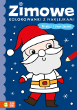 Zimowe kolorowanki z naklejkami Mikołaj i przyjaciele A4/16str Zielona Sowa
