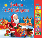 Książka Święta z Mikołajem 25x25cm/16str Wilga