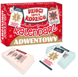 Gra edukacyjna Dzieci kontra Rodzice kalendarz adwentowy +7 Kangur