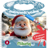 Zadanka i malowanki wodne Mikołaj A5/8str Skrzat
