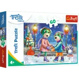 Puzzle 60 elementów zima u Treflików +4 Trefl