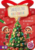 Świąteczne kolorowanki choinka B5/24str Zielona Sowa