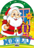 Kolorowa gwiazdka z naklejkami Mikołaj A4/16str Niko