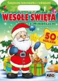 Kolorowanka wesołe święta z Mikołajem A4/16str Niko
