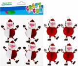 Naklejki harmonijkowe Mikołaj 4szt Craft with Fun
